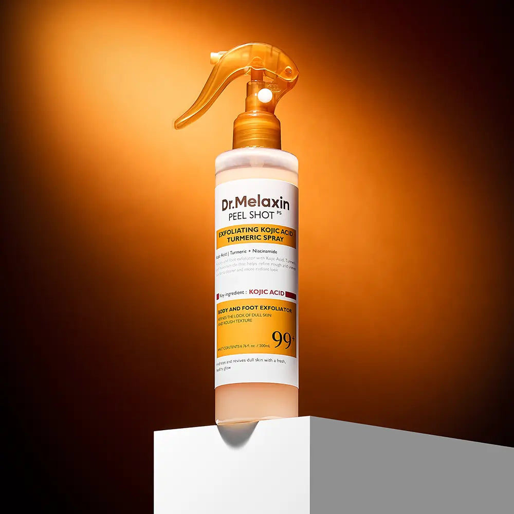 Dr.Melaxin Kojik Asit İçerikli Vücut Peeling Spreyi – Batık ve Kararma Karşıtı Bakım 200ml