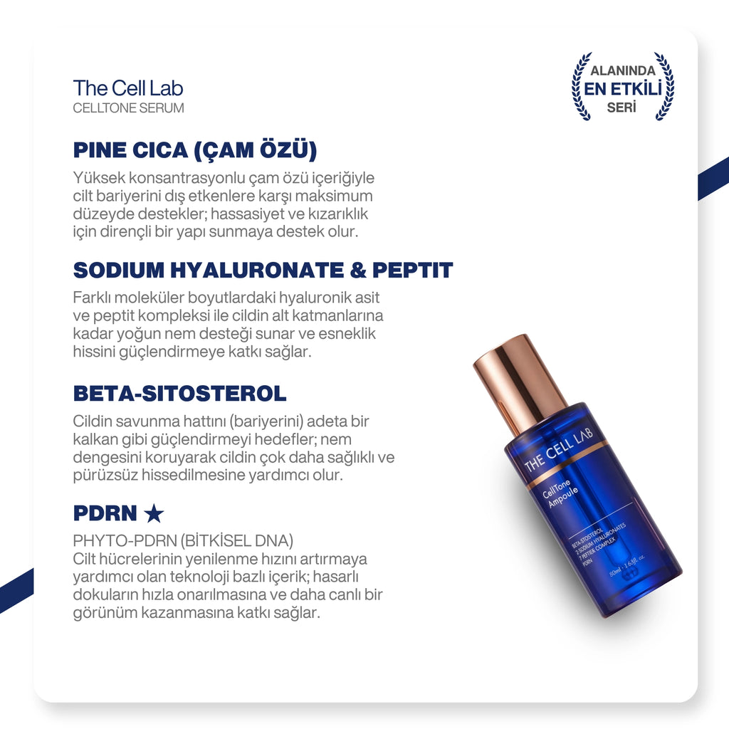 Liposomal Teknolojili | PDRN | Bariyer Onarıcı & Nemlendirici Yüz Serumu 50ml
