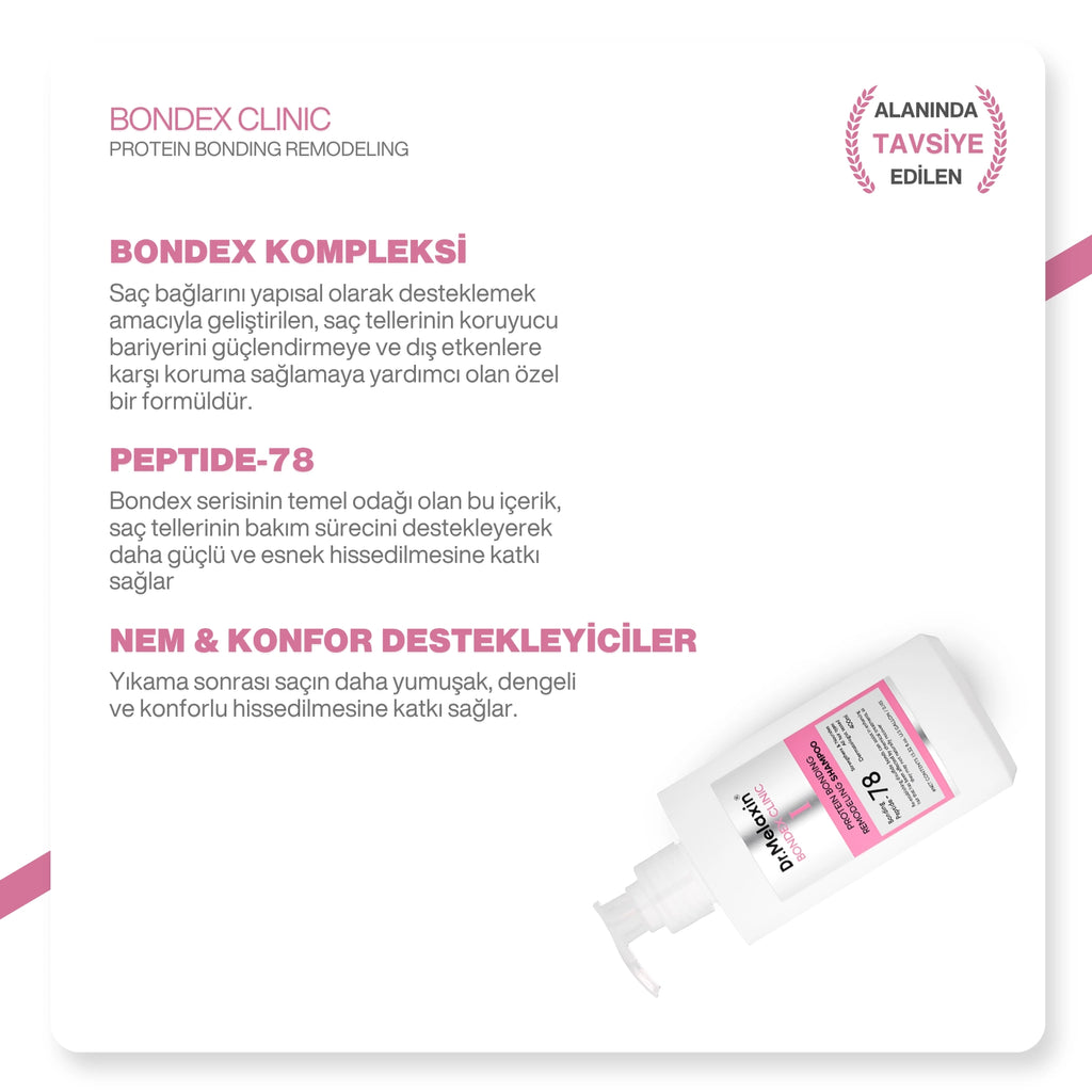 Dr.Melaxin Bondex Proteinli Onarıcı Saç Bakım Şampuanı 400ml