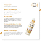 Dr.Melaxin Aydınlatıcı & Leke Karşıtı | Pirinç Özlü Peeling Serum (Peel Shot) 80ml