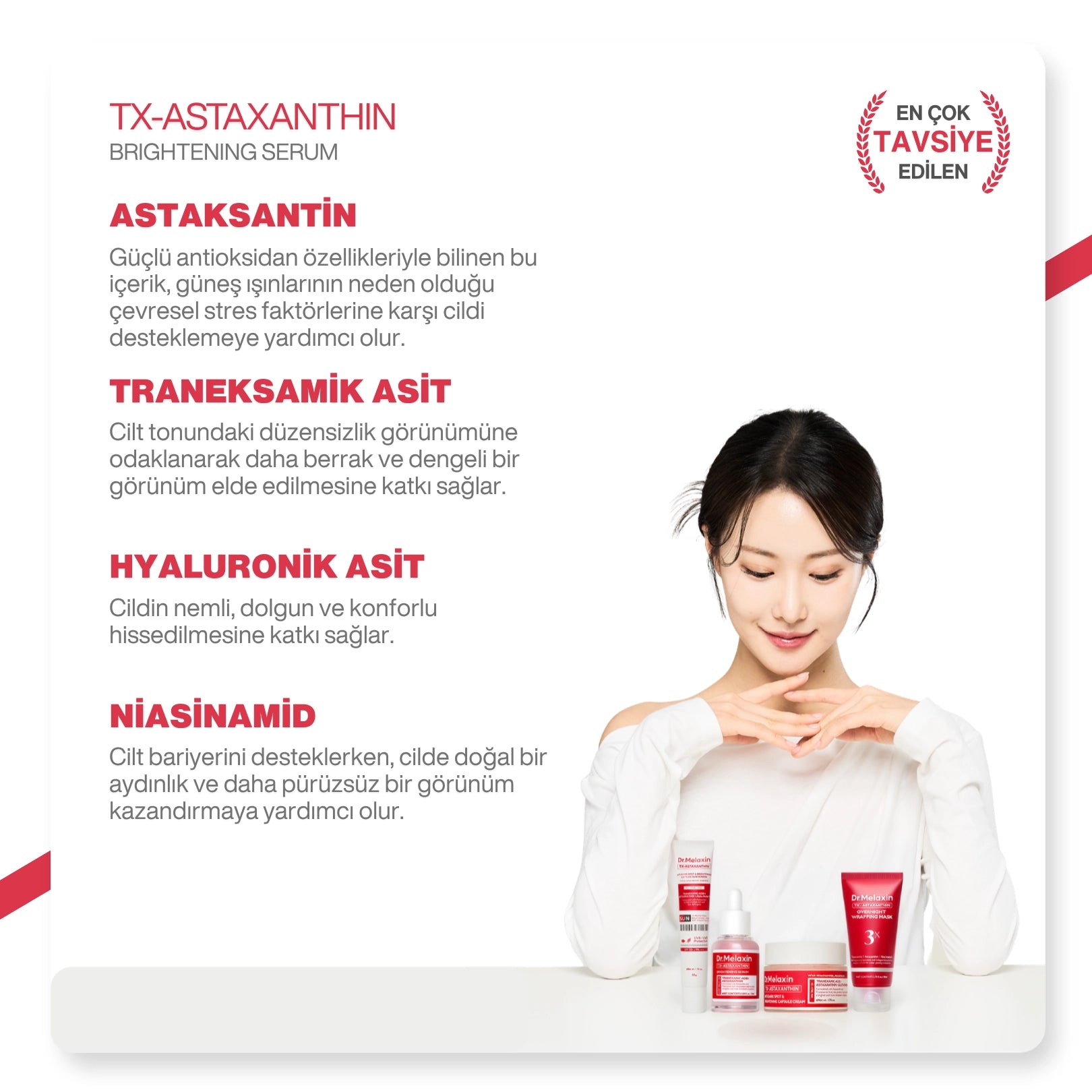 Dr.Melaxin Astaxanthin Leke Karşıtı Aydınlatıcı Ampül