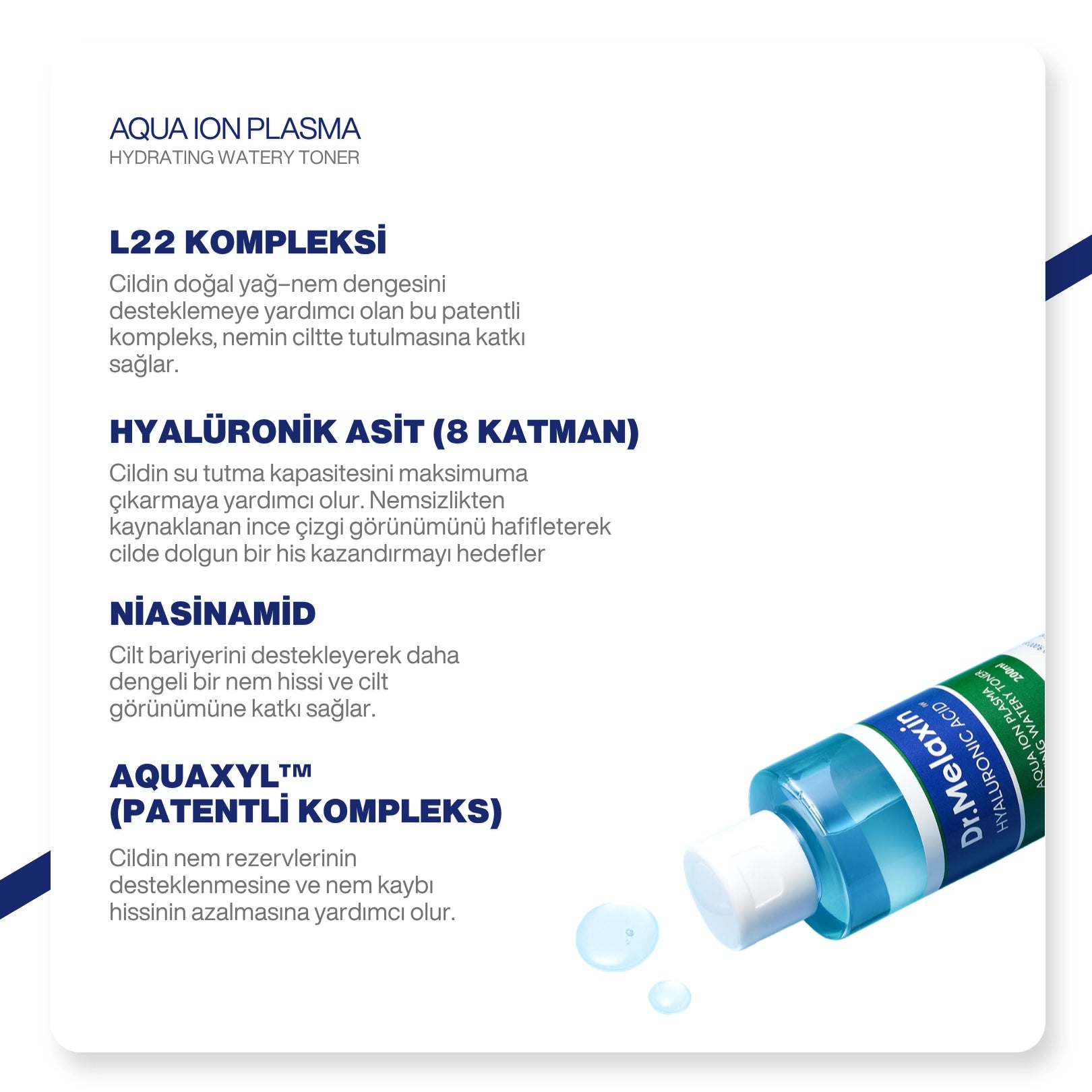 Dr.Melaxin Aqua Ion Yoğun Nemlendirici Tonik 200ml