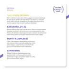 v'anhalla Retinol 3R |Yaşlanma & Kırışıklık Karşıtı | Sıkılaştırıcı Serum 30ml