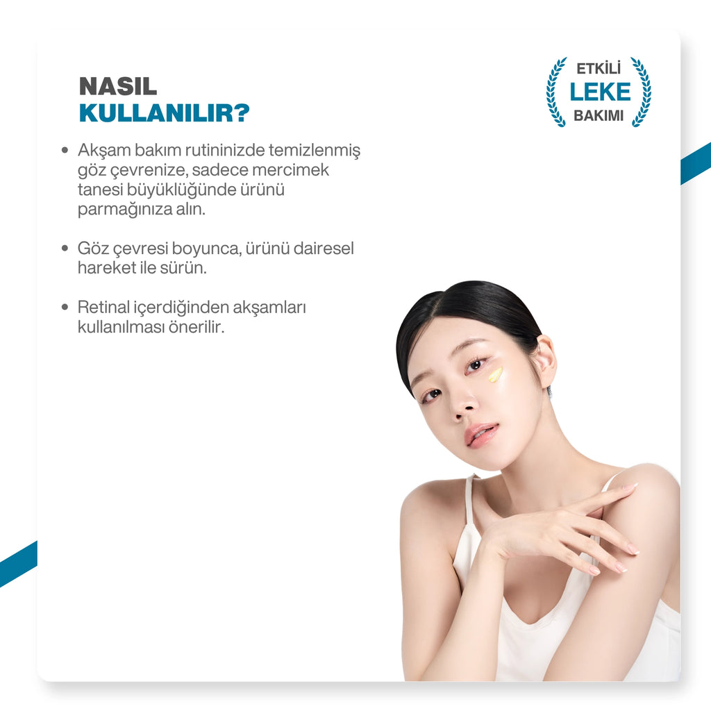Dr.Melaxin TX Retinalsome Çift Etkili Göz Kremi - Kırışıklık ve Morluk Karşıtı Aydınlatıcı Bakım 40gr
