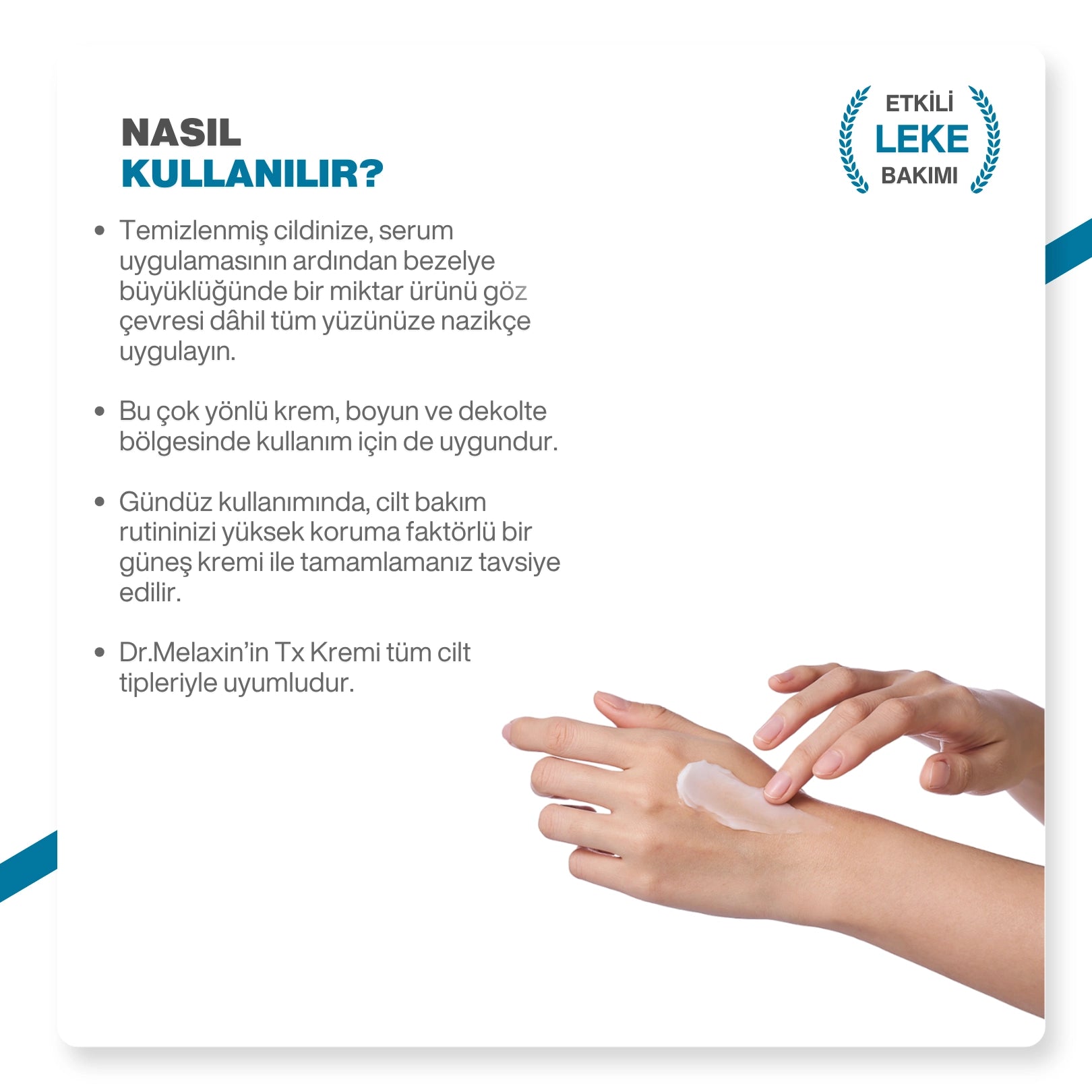 Dr.Melaxin TX Leke Karşıtı Yüz Kremi – Traneksamik Asit & Niasinamid İçerikli 50ml