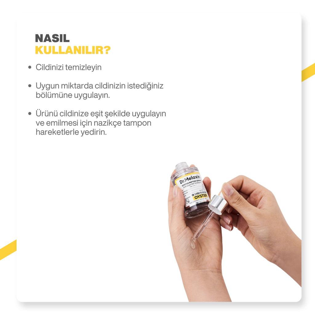 Dr.Melaxin Oyster Yaşlanma Karşıtı | Sıkılaştırıcı | İstiridye Özlü | Anti-Aging Yüz Serumu 30ml