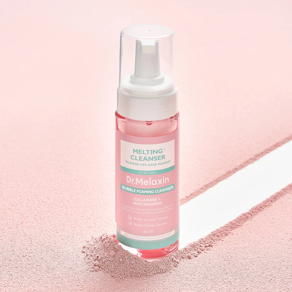 Dr.Melaxin Yüz & Makyaj Temizleme Köpüğü – Niacinamide & Calamine İçerikli | Siyah Nokta Karşıtı 150ml