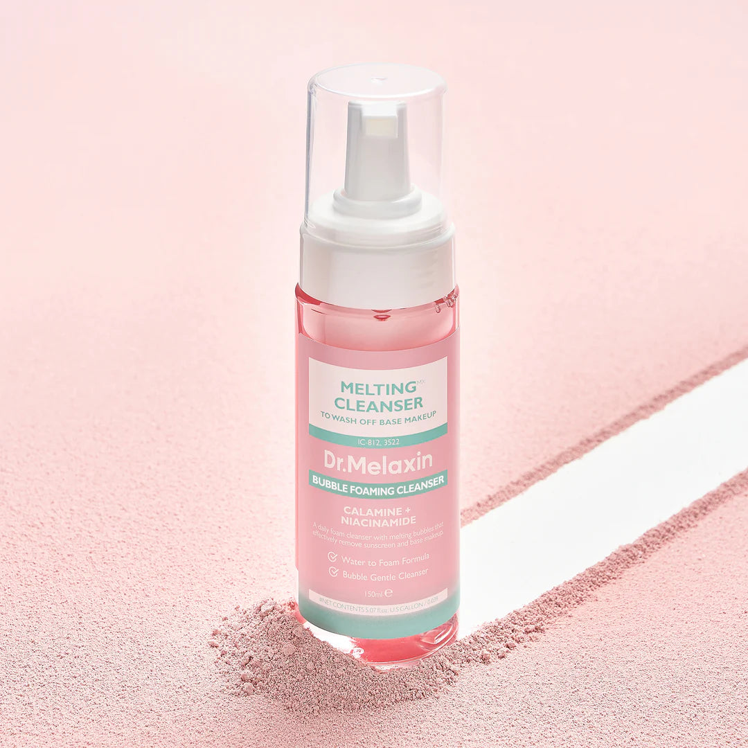 Dr.Melaxin Yüz & Makyaj Temizleme Köpüğü – Niacinamide & Calamine İçerikli | Siyah Nokta Karşıtı 150ml